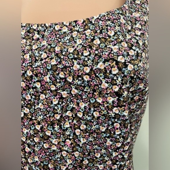 NWT H&M Ditsy Floral Print Corduroy Jumper Dress Size MEDIUM - Picture 3 of 9